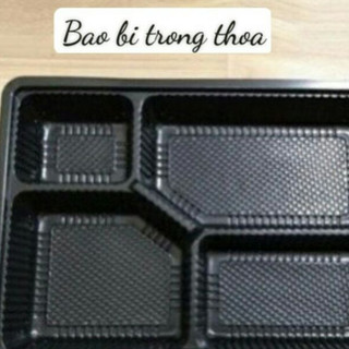 Hộp đế đen 4 ngăn (combo 5-10 hộp)