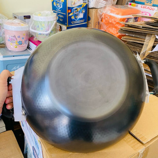 [CHÍNH HÃNG] CHẢO XÀO THÉP VÂN KIM CƯƠNG CHỐNG DÍNH GREENCOOK HKM Nutifood SIZE 32cm