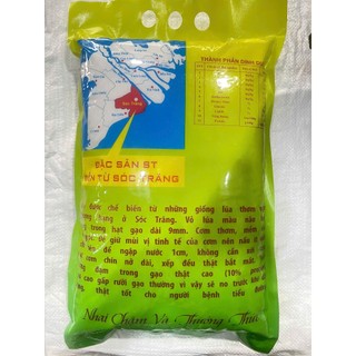 Gạo ST25 lúa tôm thơm, dẻo, ngon cơm - túi 5kg