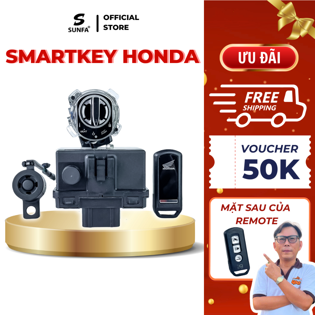 Smartkey Honda (K01/K35/K29) - Dành cho xe Wave Thái 125i
