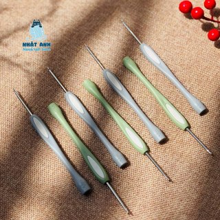  HÀNG SẴN Kim móc len Hugou cán nhựa 0.6mm-4.0mm 