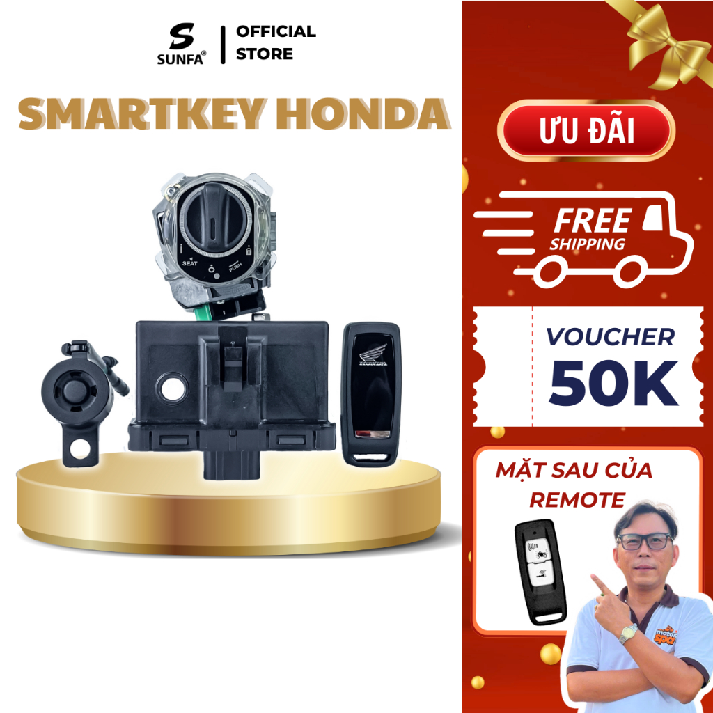 Smartkey Honda (K1Z/K2P/K2Z/KWV)  - Winner V1, Future Fi/ X/ Neo, Wave Alpha, Wave Blade, Wave RSX,.