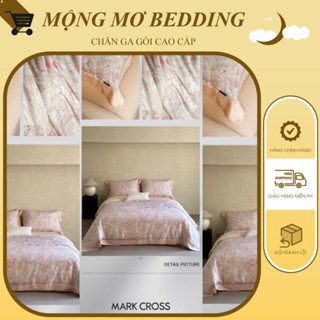BỘ CHĂN GA GỐI TENCEL PIMA 100S chính hãng Markcross siêu mềm mại, nổi bật và cực kỳ tinh tế