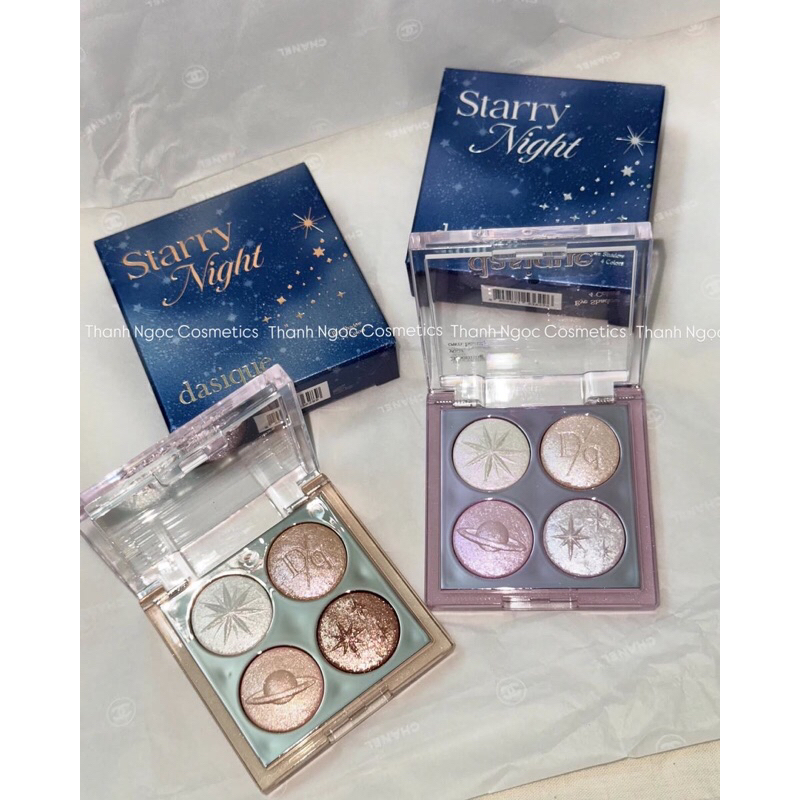 BST Dasique Starry Night Shadow Palette/ Bảng Mắt Dasique Starry Night Shadow 4 Ô