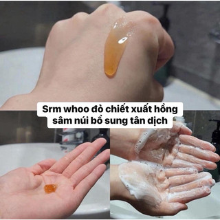 Tuýp sữa rửa mặt Whoo đỏ Essential Foam 40ml