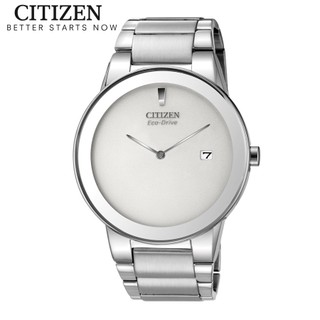 Đồng hồ nam citizen eco-drive dây thép không gỉ au1060-51a - mặt trắng