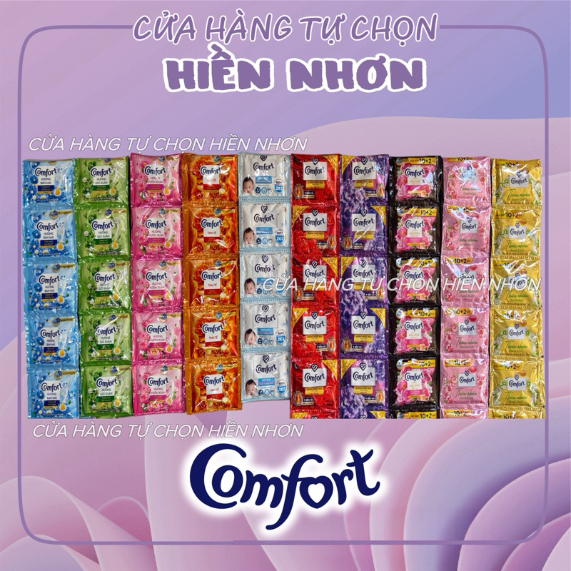 [Combo 2/5/10Dây] Dây Nước xả Comfort 1 lần xả/ Dây 10 gói