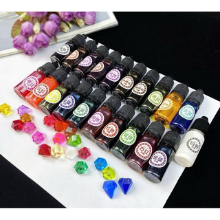 Màu pha xuyên sáng Epoxy Resin chuyên dụng, màu pha keo UV, tươi sáng và trong suốt
