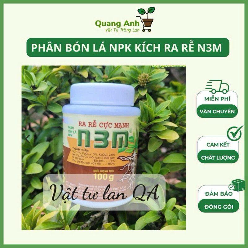 Phân bón kích rễ N3M-100g