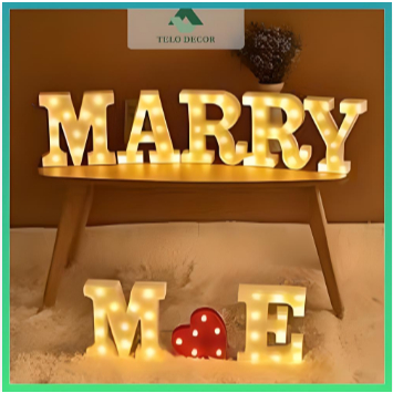 Đèn led chữ và số decor tiệc sinh nhật Telo Decor TD21