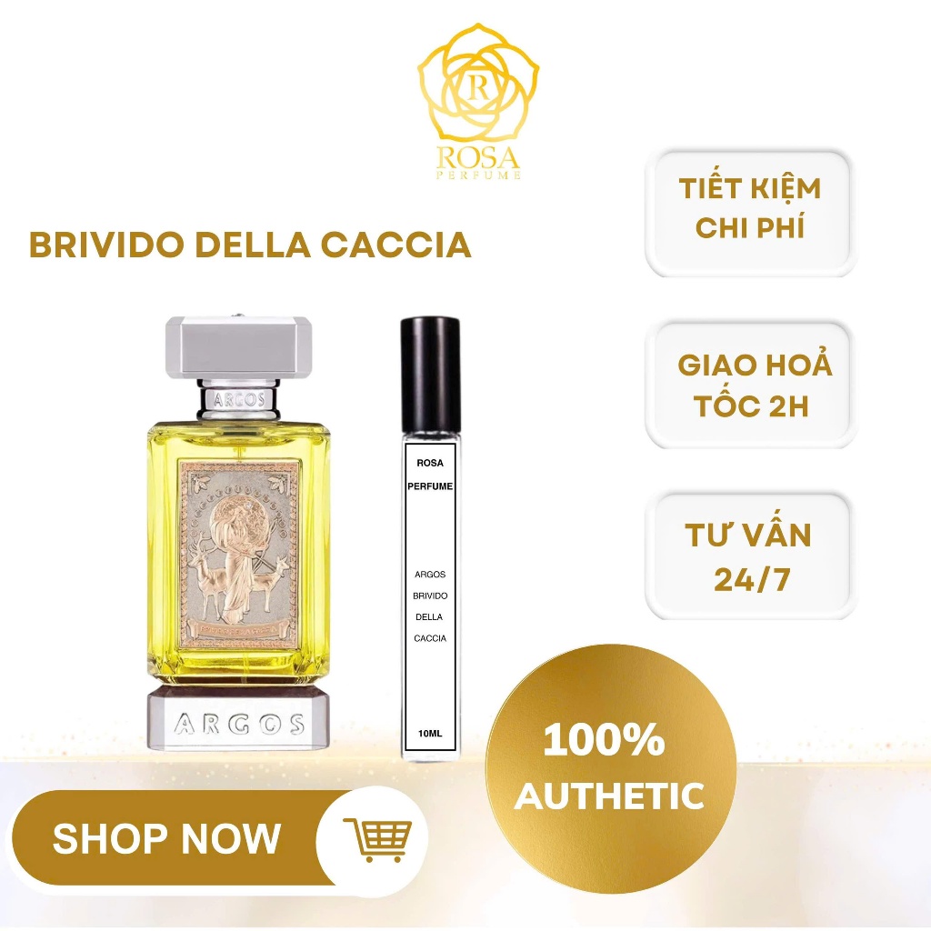 (Mẫu thử) Nước hoa Nam Argos Brivido Della Caccia Sang Trọng, Mạnh Mẽ, Nổi Bật