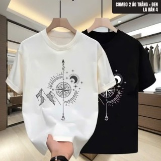  Áo thun Cổ tròn Tee shirt LA BÀN 4 form Unisex nam nữ chất liệu cao cấp phong cách trẻ trung 