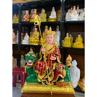 Tượng Địa Tạng Đề Thính Composite cao 30cm