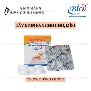  BIO RANTEL - Thuốc Tẩy Giun Sán Trên Chó và Mèo 