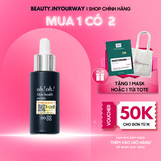 [TEM CHÍNH HÃNG oh oh] Tinh Chất Dưỡng Trắng Sáng Da, Se Khít Lỗ Chân Lông oh!oh! Skin Health Serum with 20% Niacinamide