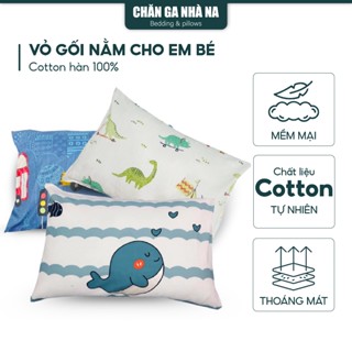 Vỏ Gối Em Bé Vải Cotton Hàn , Tencel  l Size 35-50, 30-40, Vải Đẹp, Mịn, Siêu Bền, Không Xù Lông