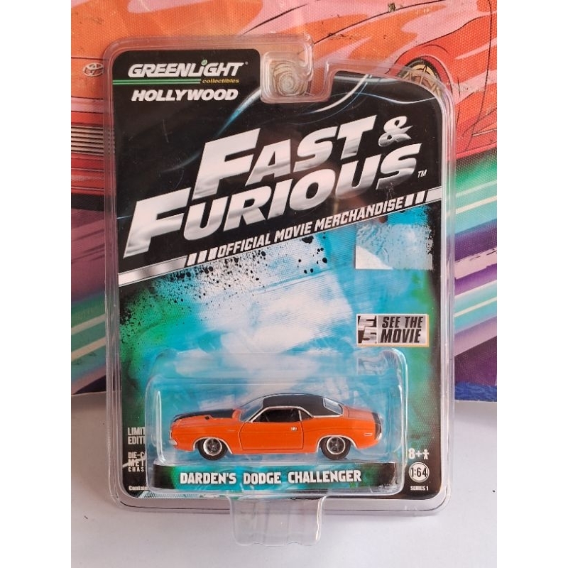 SIÊU PHẨM GREENLIGHT DARREN'S DODGE CHALLENGER FAST AND FURIOUS