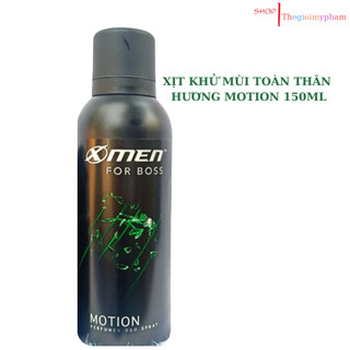 Xịt khử mùi toàn thân xmen for boss motion 150ml