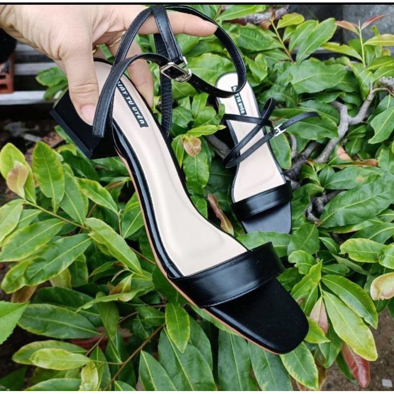 SANDAL CAO GÓT NỮ QUAI MẢNH ĐẾ VUÔNG 3p - SANG TRỌNG & ÊM CHÂN CÓ BIGSIZE 35-45