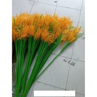 Cành lúa vàng trĩu bông size lớn-bông lúa giả decor