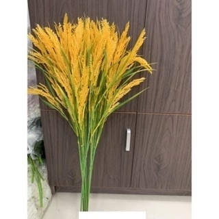 Cành lúa vàng trĩu bông size lớn-bông lúa giả decor