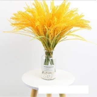 Cành lúa vàng trĩu bông size lớn-bông lúa giả decor