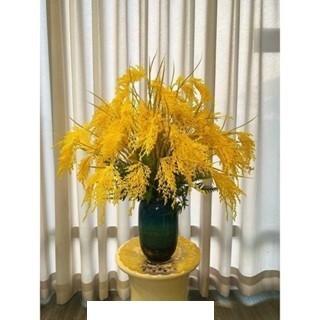 Cành lúa vàng trĩu bông size lớn-bông lúa giả decor