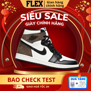 Giày Nike Air Jordan 1 Retro High OG ‘Dark Mocha’ 555088-105 chính hãng cổ cao, giày jordan authentic FLEX SHOP