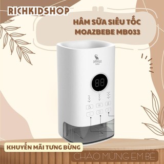 [Tặng thìa báo nóng] Máy hâm sữa siêu tốc Moazbebe MB033 - BẢO HÀNH 12 THÁNG LỖI SẢN XUẤT