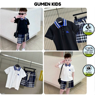 Bộ Quần Áo Mùa Hè Cho Bé Bê Bê Rờ Họa Tiết Kẻ Caro - Bộ Quần Áo Thời Trang Trẻ Em Vải Cotton Thoáng