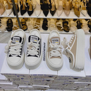 GIÀY SỤC BATA NỮ ĐẾ CAO 5 PHÂN ( Màu Đen - Trắng )[HÌNH TỰ CHỤP]