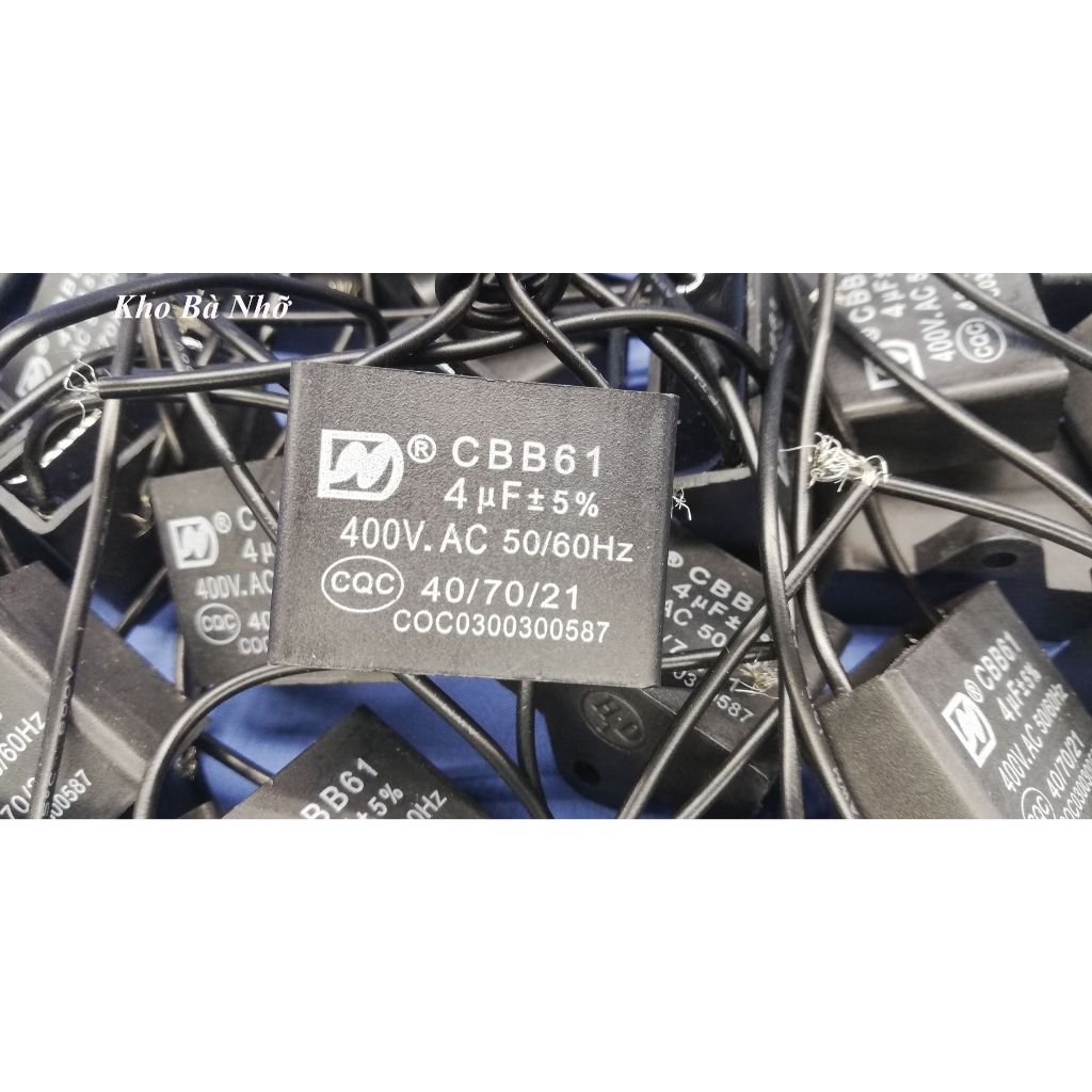 (4uf) Tụ Quạt 4uf - CBB61 400VAC