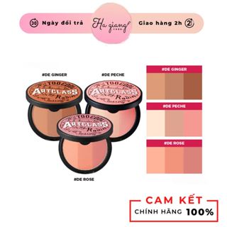 Phấn Má Hồng 3 Màu Too Cool For School ArtClass By Rodin Blusher Tone hồng và cam hạt phấn vô cùng mỏng nhẹ và tự nhiên