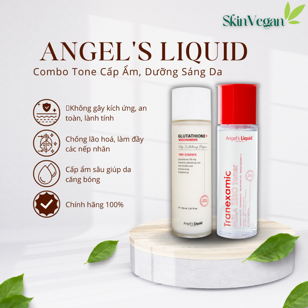 Nước Thần Dưỡng Trắng Angel's Liquid Glutathione + Niacinamide/Glutathione700 7day Whitening Program