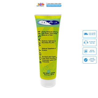 **HCM - Sữa tắm TRISWIM đi bơi, loại bỏ hóa chất Clo hồ bơi, nước biển không bị khô da, hàng nhập Mỹ