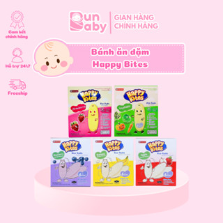 Bánh Gạo Ăn Dặm Cho Bé Happy Bites nhiều vị cho bé từ 6 tháng