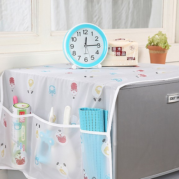 Combo 3 Tấm Phủ Tủ Lạnh Chống Bụi Nhiều Ngăn Đa Năng, Tấm Che Tủ Lạnh Giúp Tủ Lạnh Luôn Mới Sạch Sẽ