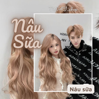 Thuốc Nhuộm Tóc Màu NÂU SỮA ÁNH KHÓI Nam Nữ | Tudayhair, Tudayhairs