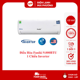 [NHẬN LẮP HN+FREE HÚT CHÂN KO] Điều hoà Funiki 9000BTU 1 chiều Inverter HIC 09TMU - Bảo hành 2 năm