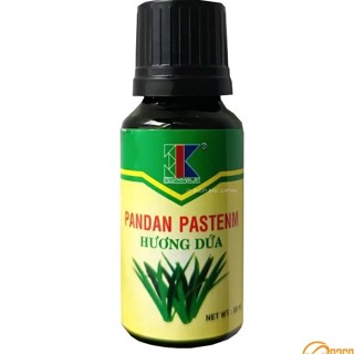 Hương lá dứa có màu 3K chuyên dùng cho chè xôi, bánh, mứt, rau câu – Lọ 20ml