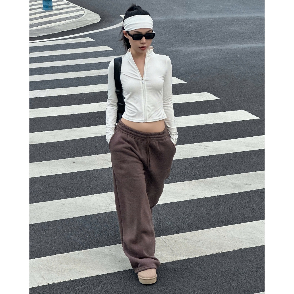 ( FORM RỘNG + NỈ BÔNG) QUẦN DÀI FORM RỘNG NỈ BÔNG UNISEX 380GSM Cotton 65/35 Form Rộng ĐEN.STU ( Q1 ) | BigBuy360 - bigbuy360.vn