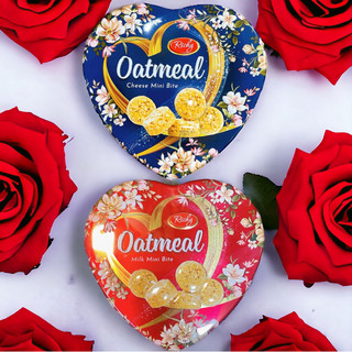 Bánh Yến Mạch Oatmeal Richy Hình Trái Tim Hộp Thiếc 200g date 4/2025 - Chineonine
