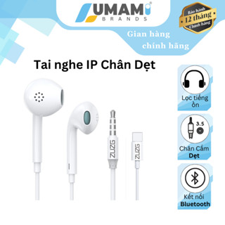 Tai nghe bluetooth có dây chống ồn nhét tai có dây hiện cửa sổ chính hãng ZUZG E27