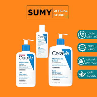  Kem Dưỡng Ẩm Cerave Moisturizing Lotion Dạng Sữa Dành Cho Da Khô 88ml 236ml 473ml - SUMY 