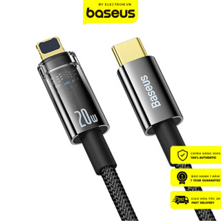 Cáp Sạc nhanh Tự Ngắt Gen2 Baseus Explorer Series cho IP (Type C to IP Auto Power-Off, PD 20W Fast Charging Data Cable )