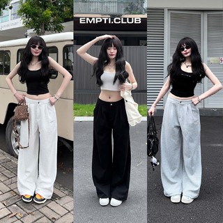 QUẦN DÀI NỈ XẾP LI FORM RỘNG UNISEX EMPTI.CLUB QD-06