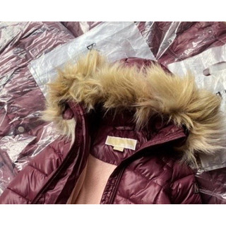 Áo Parka Bé Gái Đỏ Mận MK