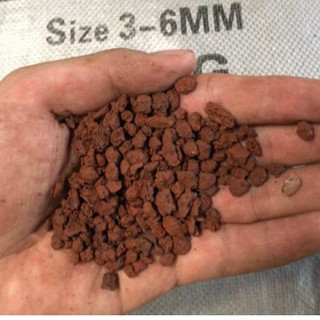 đá nham thạch đỏ ( mini ) - trải nền , lót nền bể cá bể thuỷ sinh 500g