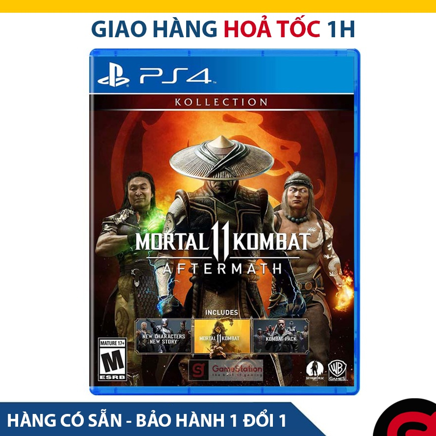 Đĩa Game PS4: Mortal Kombat 11 Aftermath Kollection