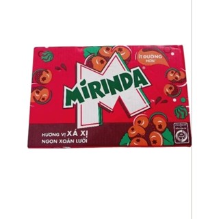  Nước Ngọt Xá Xị Mirinda Có Ga 320ml 6 lon lốc 24 lon thùng 
